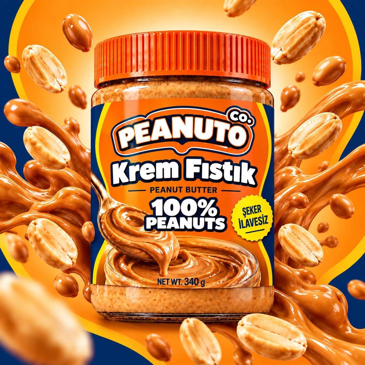 Krem Fıstık %100 Peanuts